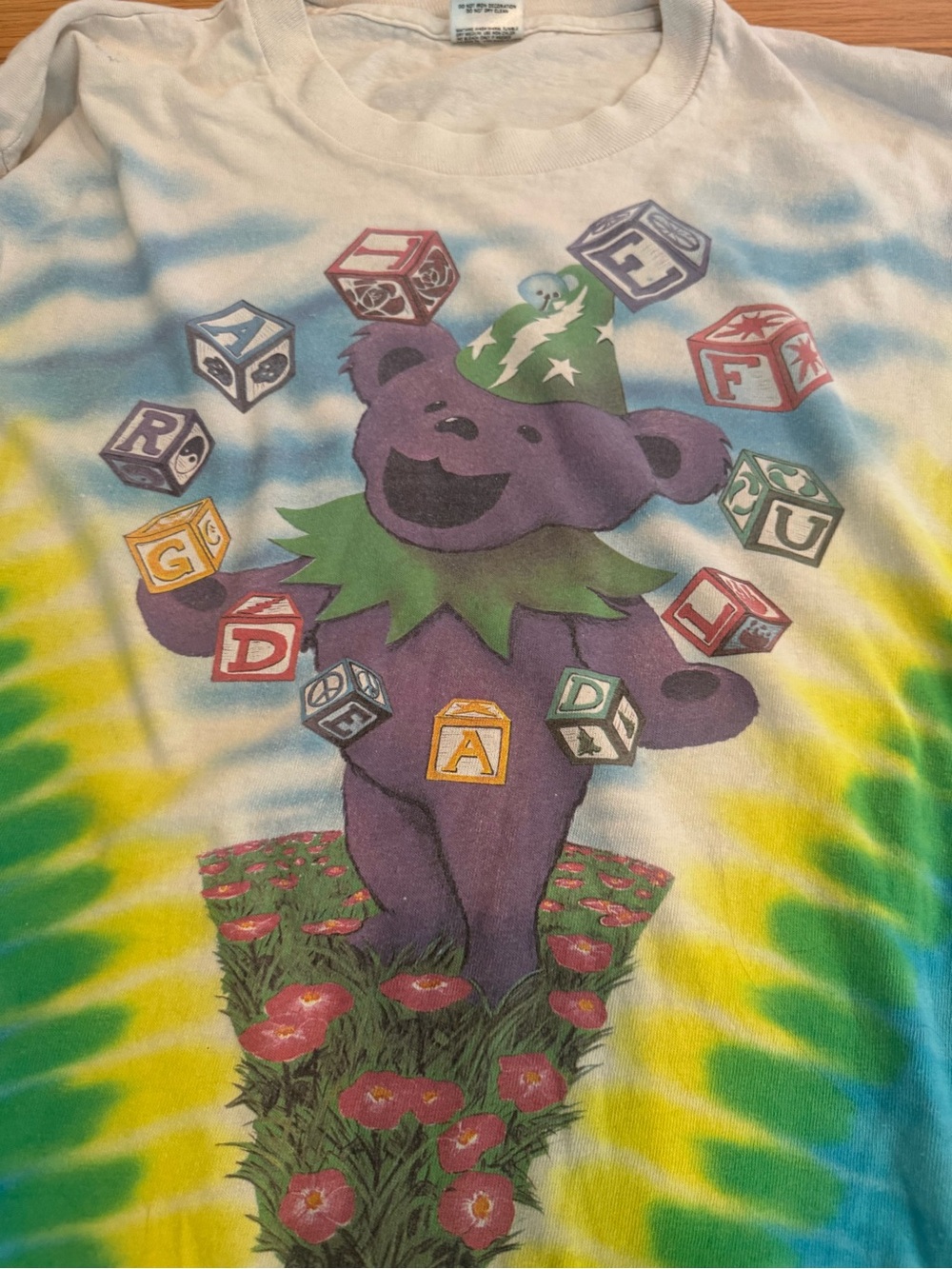 90s 米国製　Grateful Dead long sleeve Tee 1990's vintage Grateful Dead spring tour long sleeve … - Gem